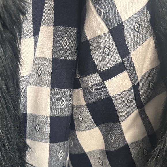 SpiritHoods Black Faux Fur Chic Outerwear Coat - Picture 4 of 5